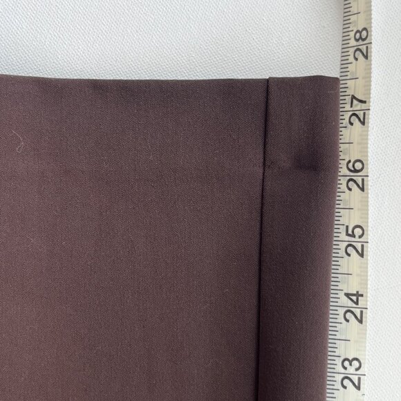 Loft Outlet High Rise Palazzo 10 Petite Wide Leg Trousers Brown Slacks Classic - Picture 11 of 15